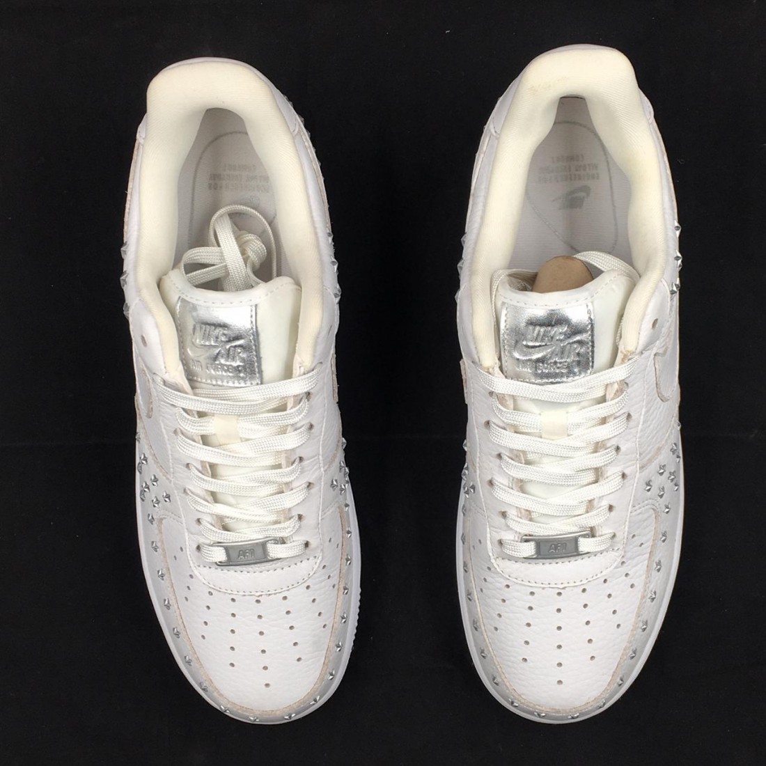 nike air force 1 studded white